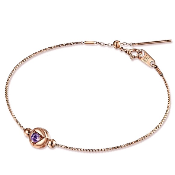 18k gold half rigid wire bracelet - Picture 1 of 7